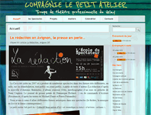 Tablet Screenshot of lepetitatelier43.fr